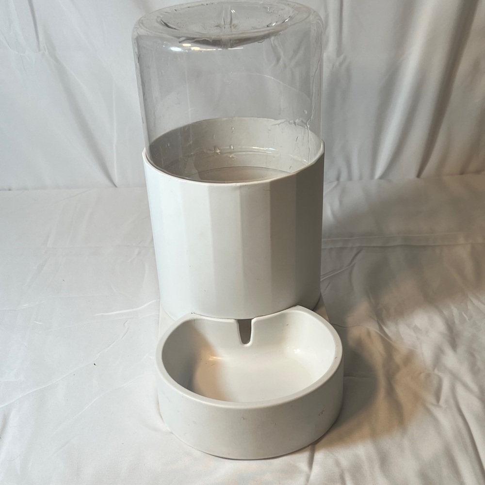 White Pet Water Dispenser